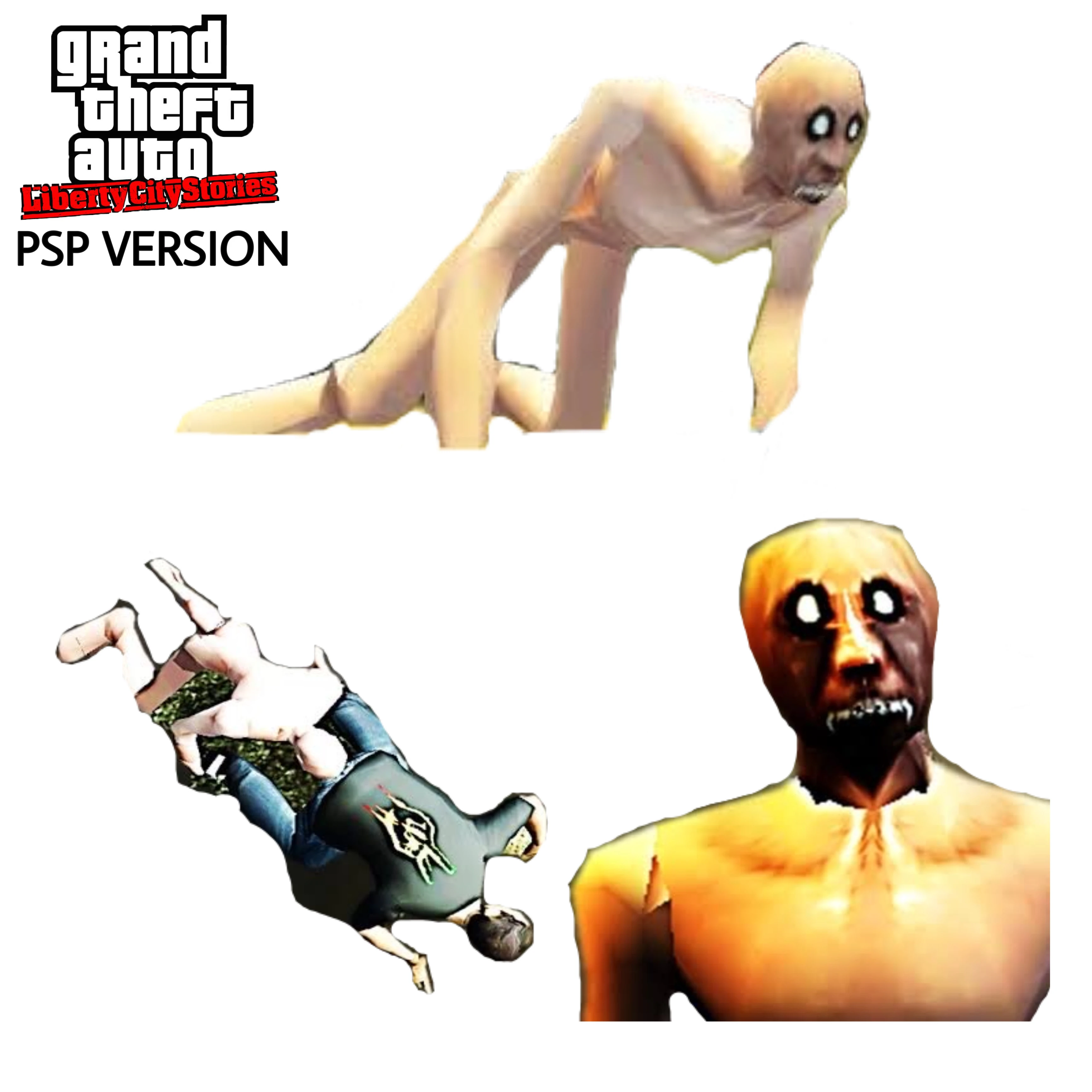 Supposed Chupa-Cú models that players claim to have dug out of the game files, none of them official.