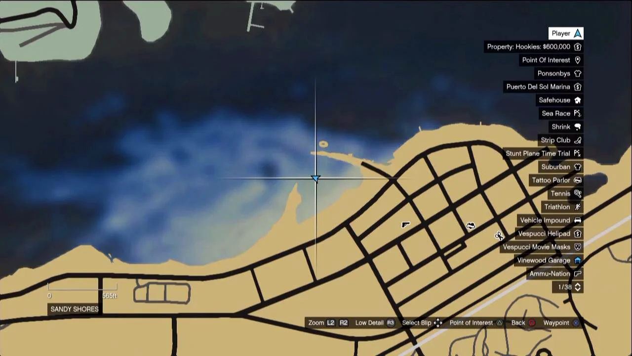 A random dark GTA V screenshot — exactly the kind of 'evidence' a myth hunter would slap a red circle on and claim proves the Ghost Horde exists.