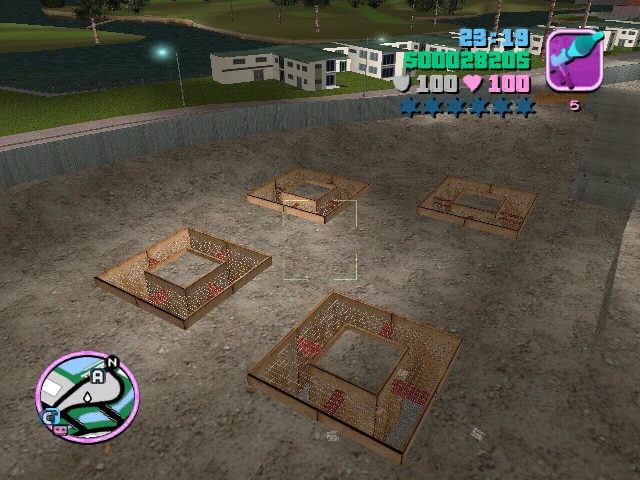 De zogenaamde 'Kermisresten' op de bouwplaats van Avery Towers: het lokaas waarmee mythenjagers jarenlang door Vice City zochten.