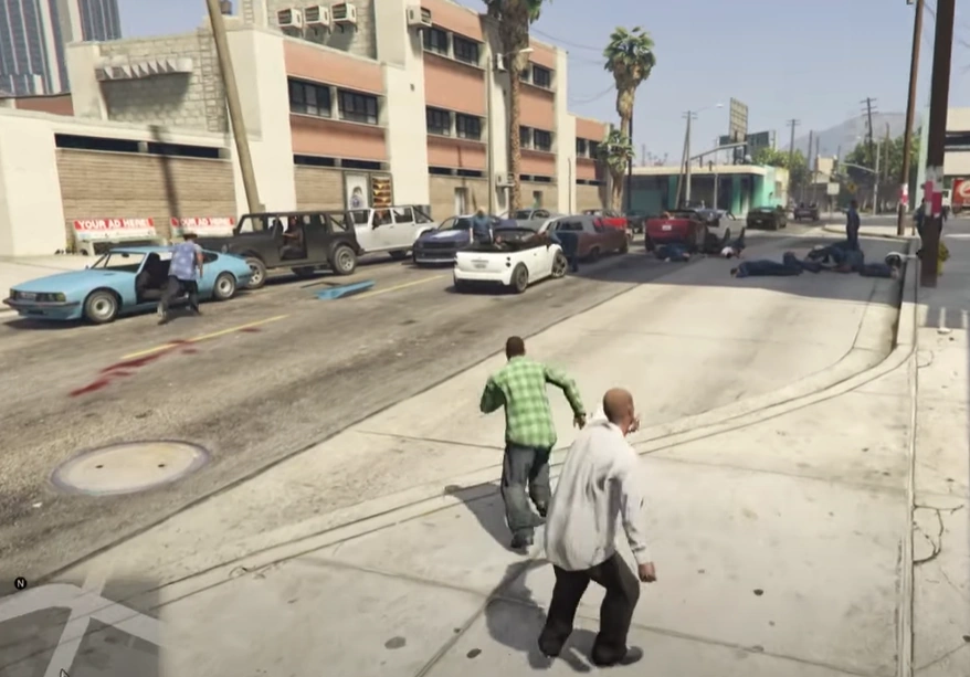 That chilling moment a random pedestrian locks onto you and never lets go — restart or die trying.