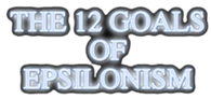 One of the Epsilonism promo posters with their bizarre slogans — the same cult that turned five lucky fans into actual NPCs.
