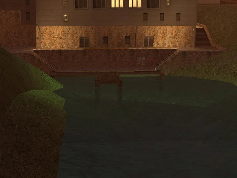 Another blood-red glow, graveyard or abandoned church vibes for sure.
