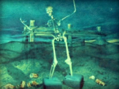 Dieses Skelett existiert nur in von Spielern erstellten Fake-Videos – reine 3D-Fälschung, null Spieldateien.
