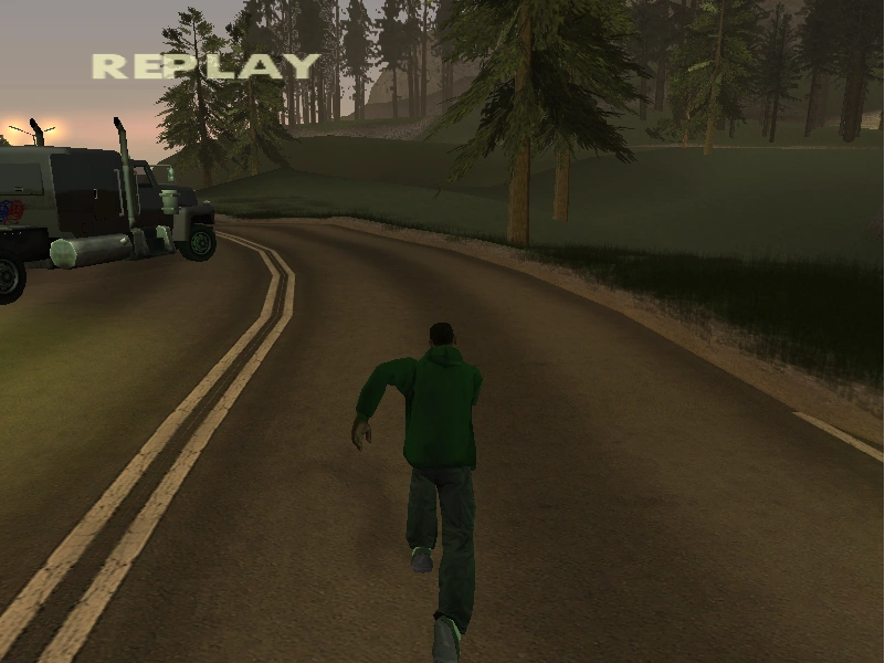 Tanker's joined the party, spawning reversed into traffic—the Global Timer's wrecking everything now.