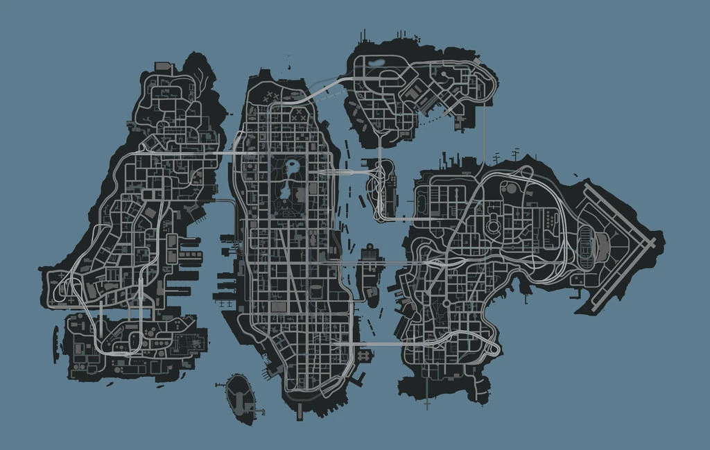 لوگوی GTA IV، یادآور اینه که راکاستار با نسخههای بعدی توی مسائل حساس مثل تروریسم محتاطتر شد.