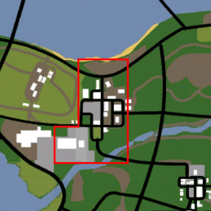 On paper it's just another hick town. But zoom out and it's sitting at the bullseye of the entire state.
