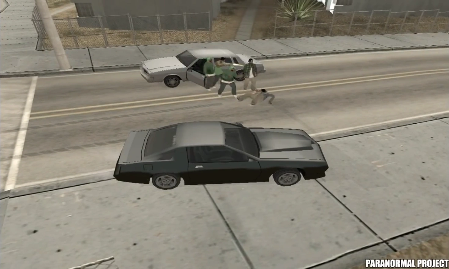 Grove Street attack — even when he's acting sus, that Bishop drip stays intact.