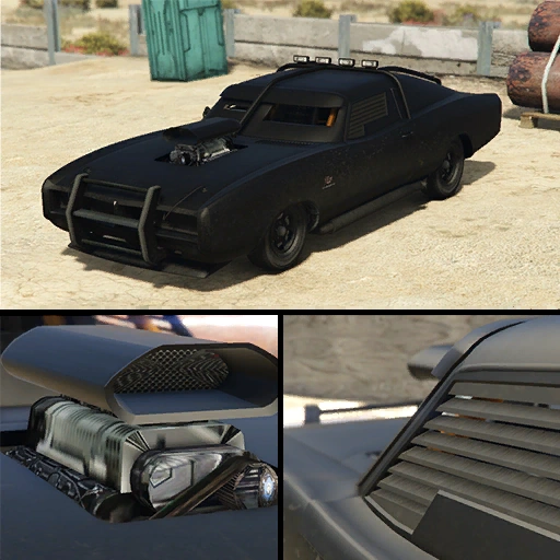 Duke O'Death on Warstock, but the real tease was the Hunter chopper still years away.