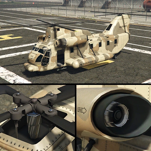Cargobob's the hauler, not the attack Hunter that took four whole years to finally drop.