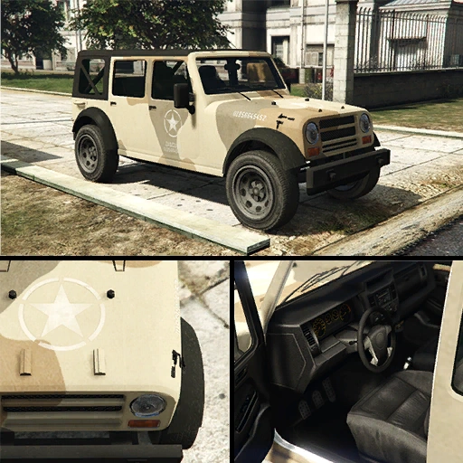 Crusader's the military jeep, but the Hunter's the real missing piece from base GTA V until that 2017 update finally delivered.
