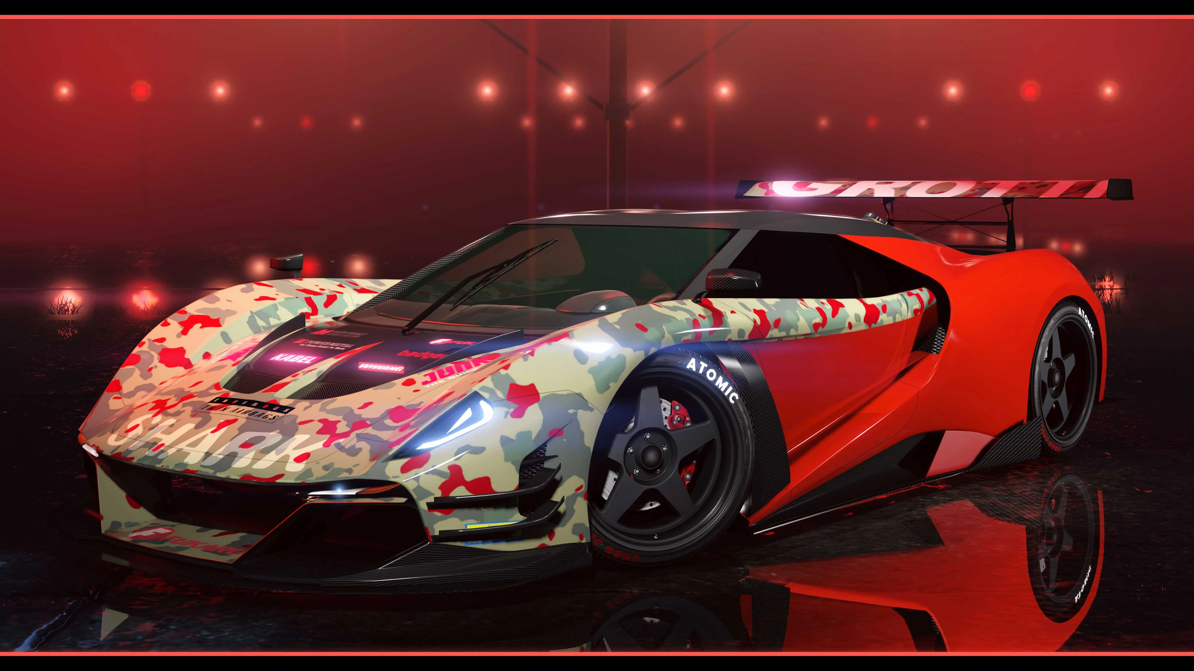 The Veleno GT — your getaway ride after Yong-Rae's swap is so clean, security's still admiring the fake