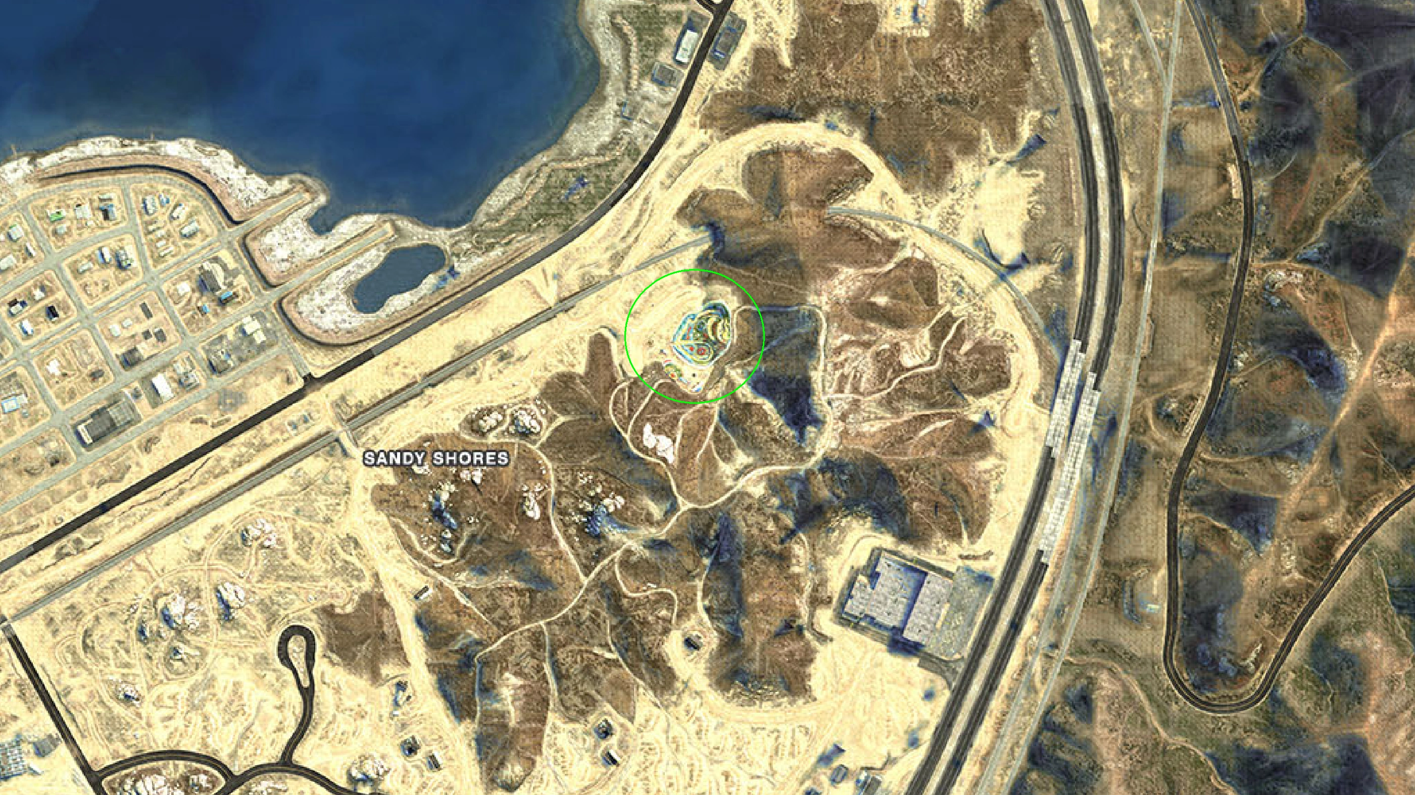 روی نقشه GTA V می‌بینی که Beam Me Up کجای نقشه قرار گرفته — همون جایی که فایل‌هاش با اسم salvationm شناخته می‌شن.