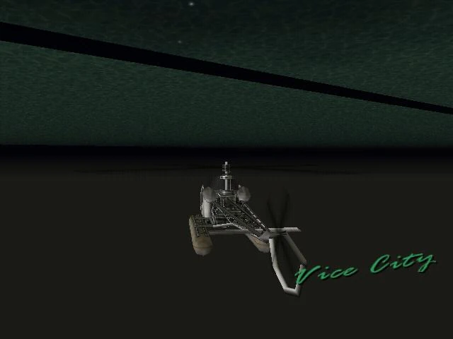 مرزای دنیای بازی تو Vice City — همون جایی که نقشه تموم میشه و بلو هل شروع میشه. یادش بخیر کلی وقت صرف کشف این مرزا میکردیم.