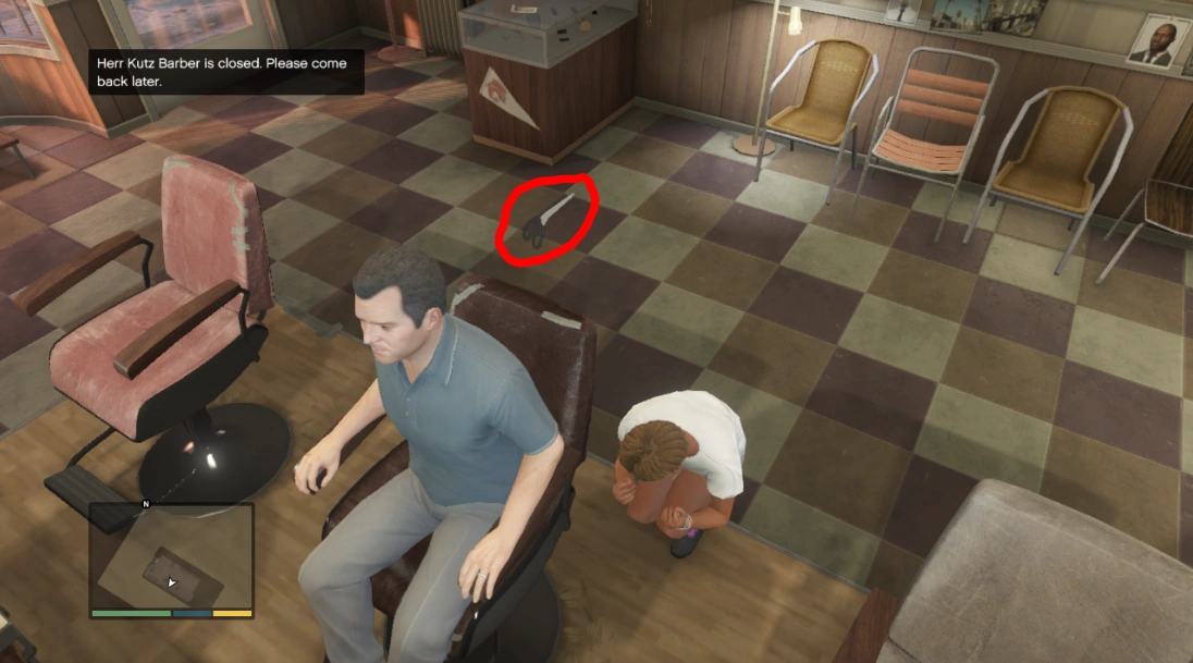 A classic barber shop glitch that messes up your hair, but nothing to do with Ron's clone chaos.