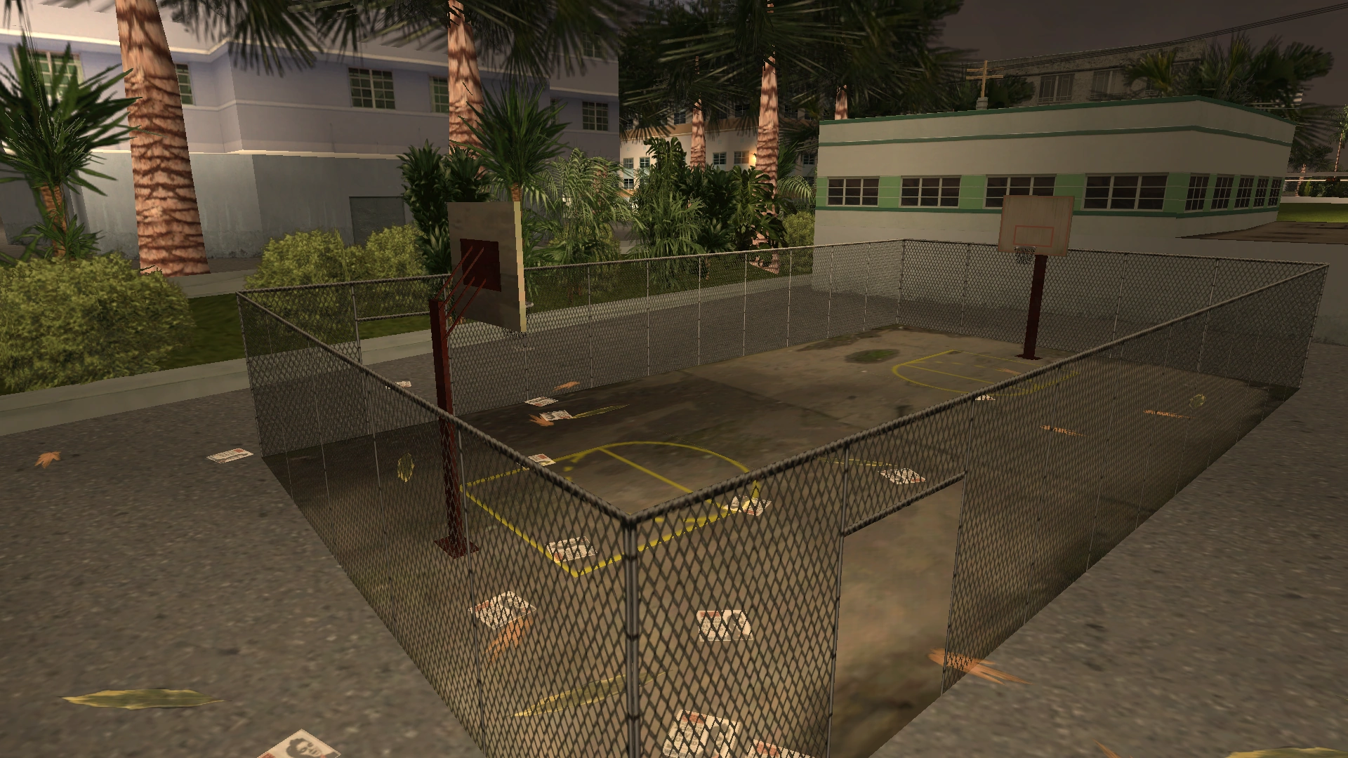 HD view of Southern Court Alley, that dead-end Rockstar left unexplained.