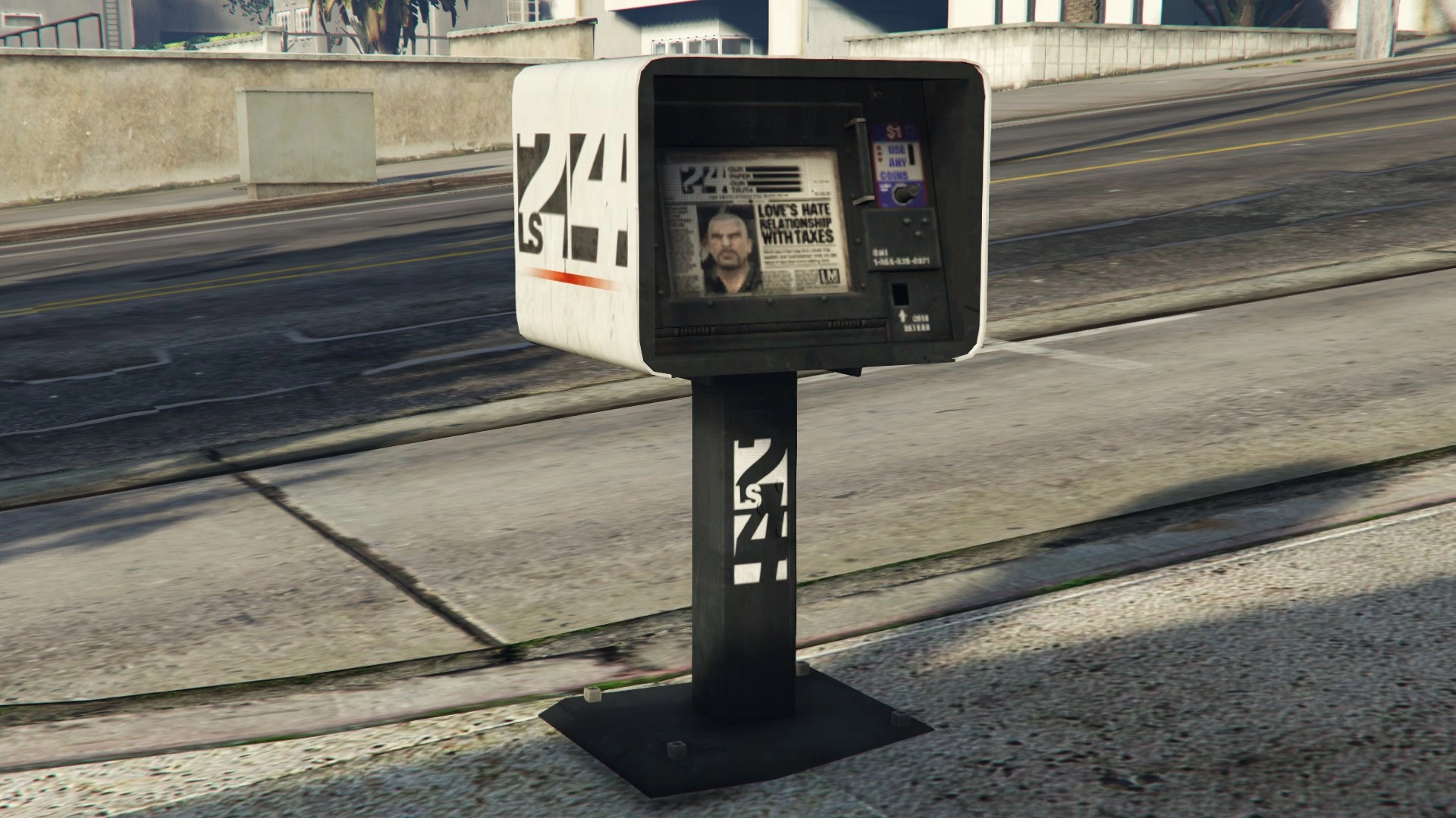 توی دستگاهای فروش GTA V هم هست، دیگه هیچ ربطی به دونالد لاو نداره، فقط یه تکسچر تکراریه.