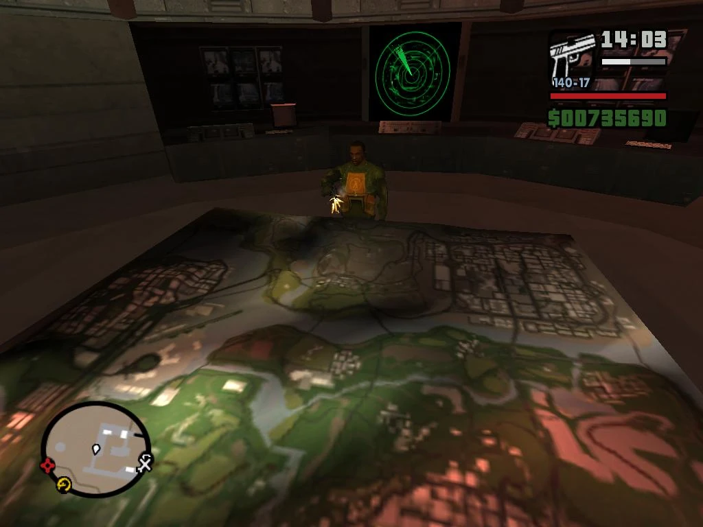 موقعیت Area 69 روی نقشه San Andreas، همون جایی که قرار بود یه ماموریت باحال به اسم 'The Truth is Out There' ببرتتش.