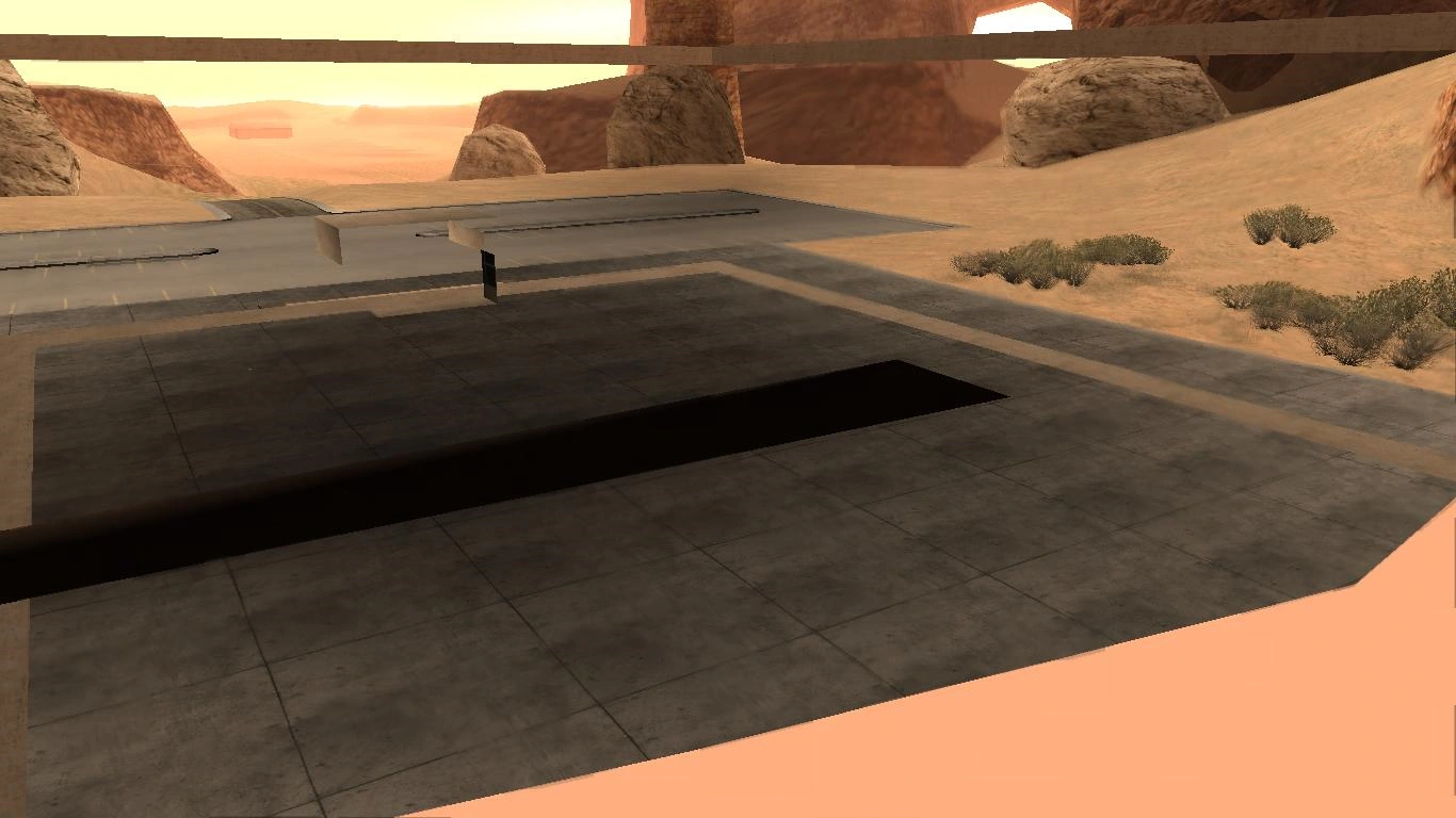 The Desert Lab interior where the fake 'secret meeting' supposedly went down — zero cult files exist here.