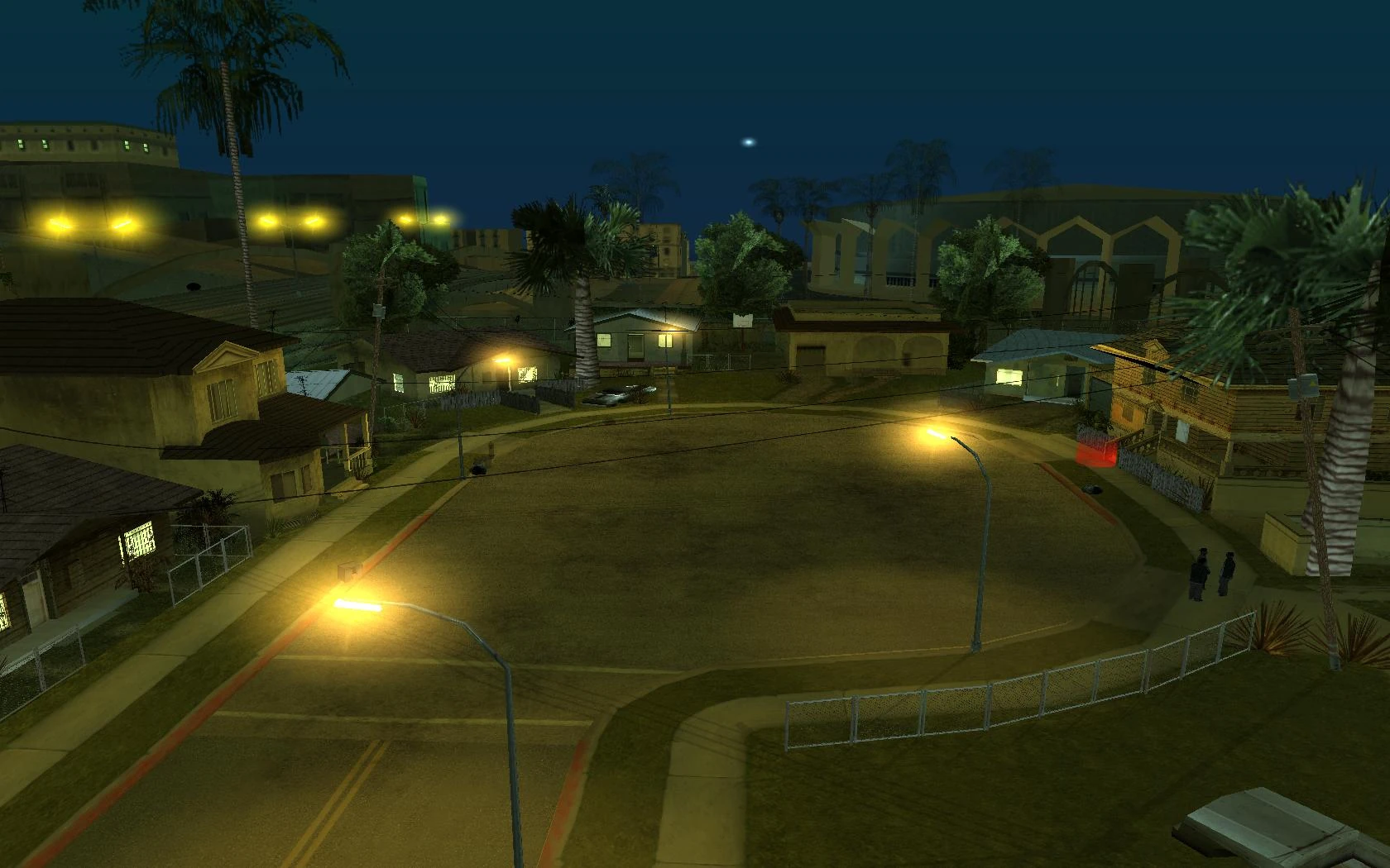 GSF 4 EVER — just a ghost now. The Ballas own Grove Street, and this tag is the only thing left pretending the Families were ever here.