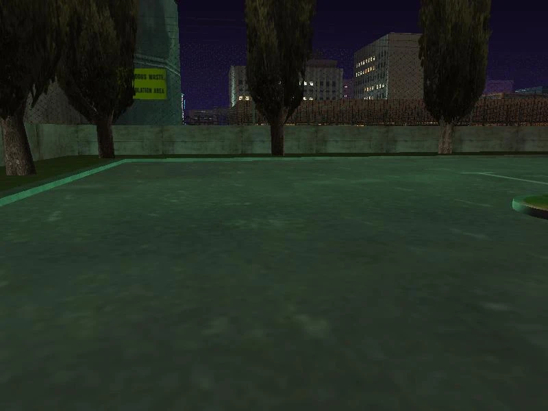 That eerie green glow cutting through the base—perfect mood lighting for secret experiments and shadowy figures.