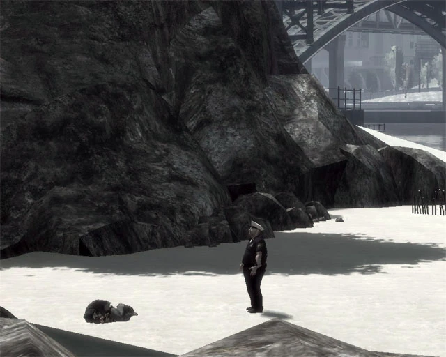 Boulevard Beach dans GTA IV tagué PoliceBrutality, preuve que ce thème a accompagné la série dès GTA III.