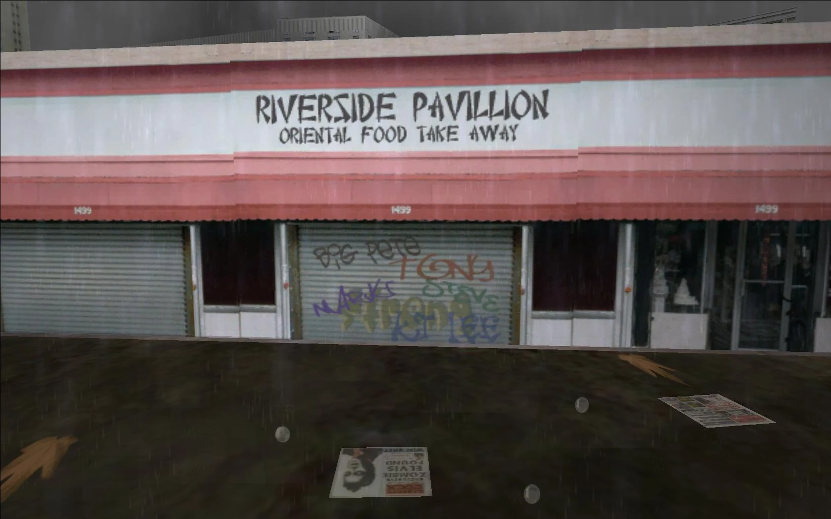 The unassuming Riverside Pavillion Chinese restaurant — looks innocent, but myth hunters say it's hiding something way darker.