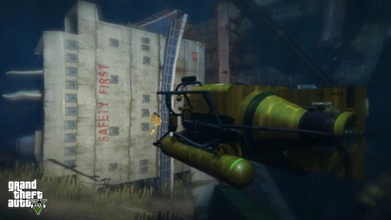 This sunken wreck sits in the same murky depths where Pavel's spy sub theory plays out — proof GTA's ocean hides more than just scrap metal.