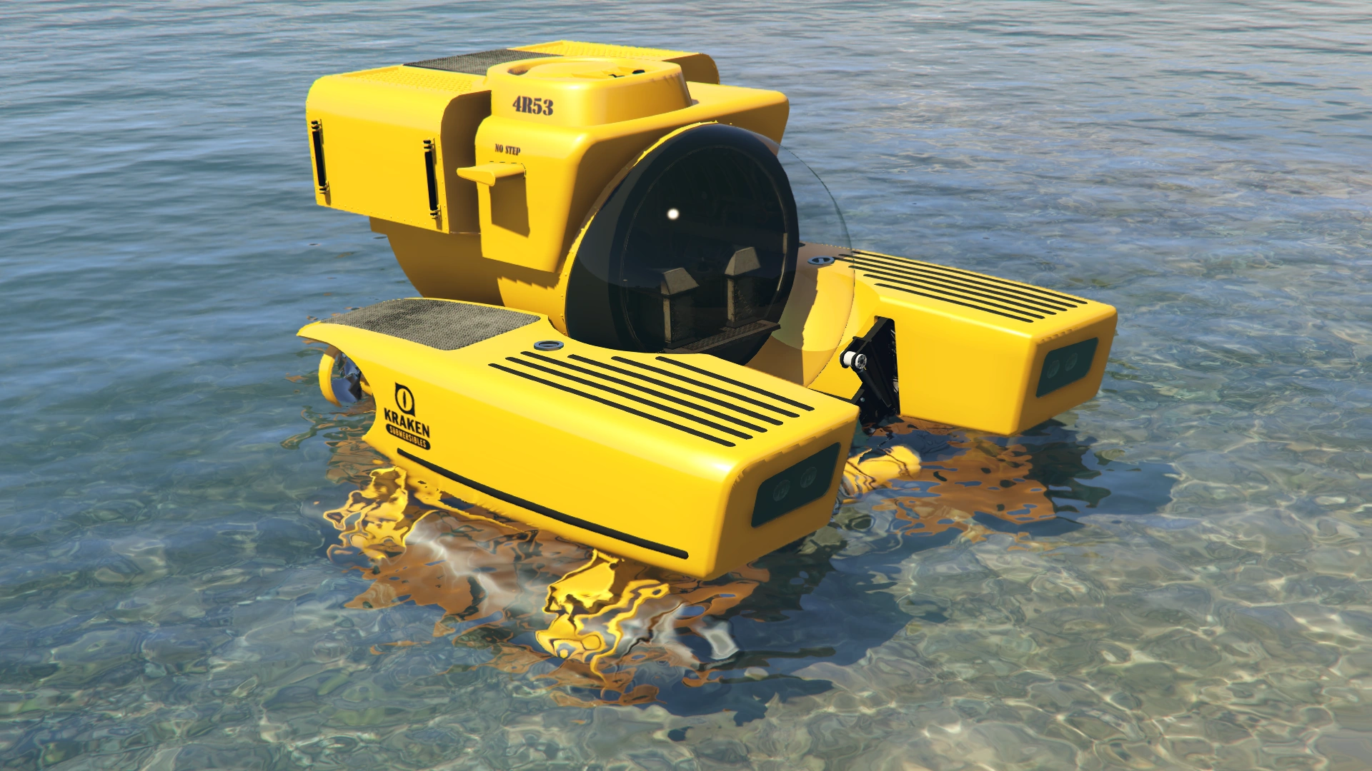 کراکن، هیولای دریایی اسکاندیناویایی که کشتی‌ها رو به اعماق می‌بره. توی GTA V زیر آب منتظره، مثل فانتوم که منتظر جاده‌ست.