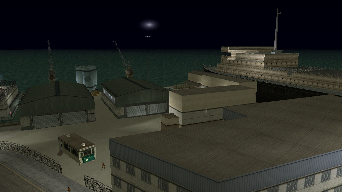The docks where Vic Vance's Ghost was supposedly spotted — turns out most 'sightings' were just bad edits and wishful thinking.