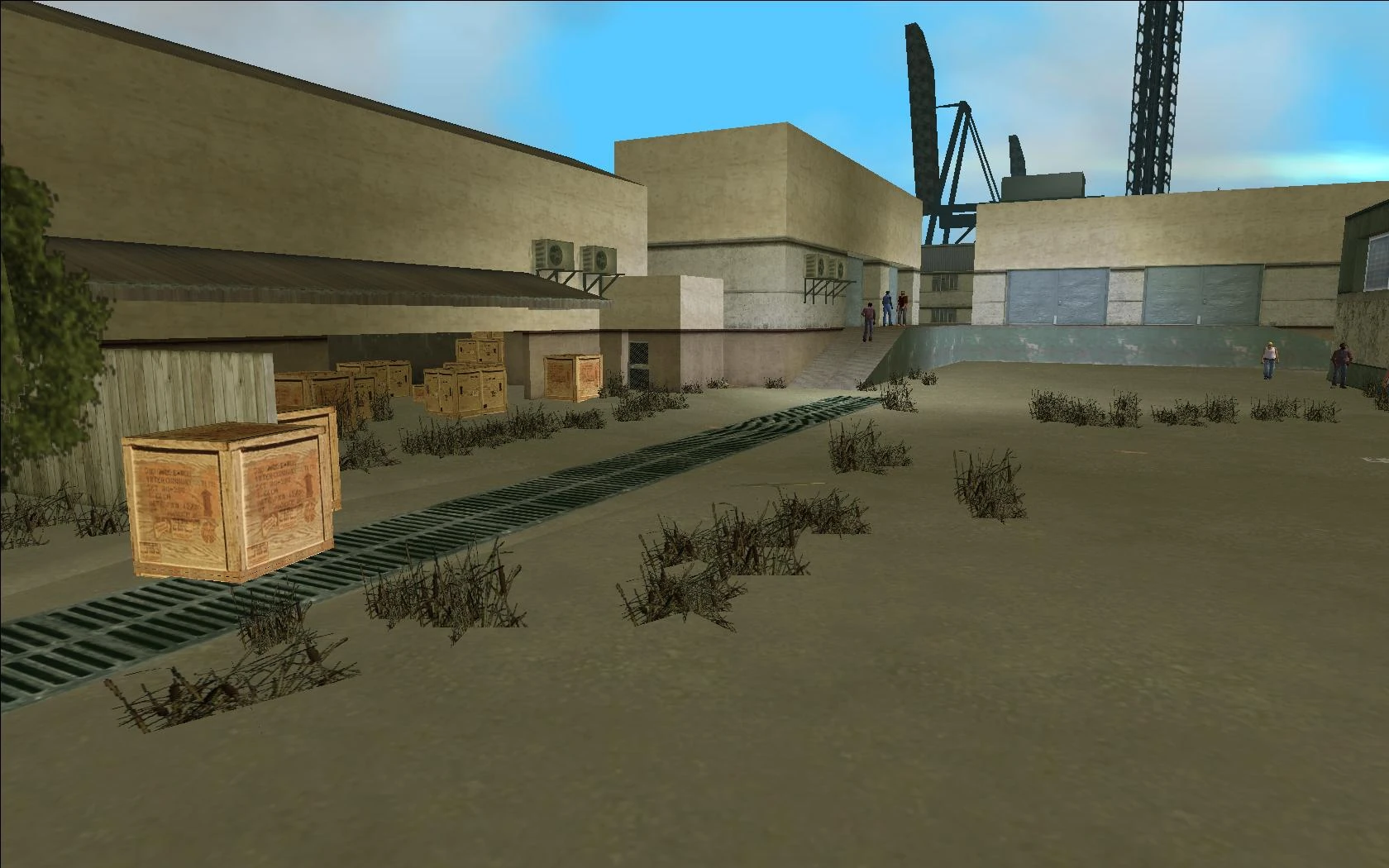 The Viceport Docks overview — ground zero for hunting down the boathouse that hides the Ghost World entrance.