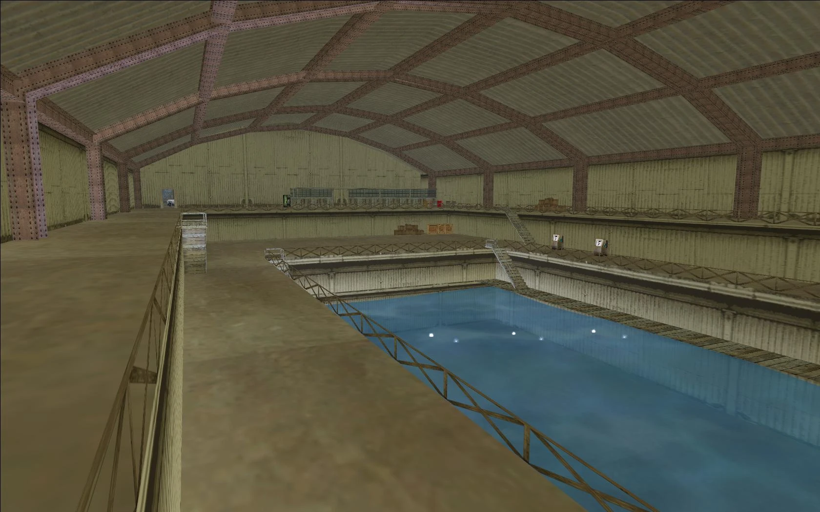 The deserted northern boathouse — where the unlocked safe and displaced stool hint at a story that Rockstar never finished telling.