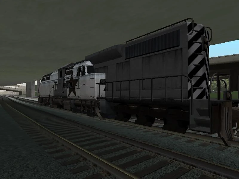 End of the Line train going wild. At least that's a cool glitch — unlike your dance arrows freezing because your uptime hit the limit.
