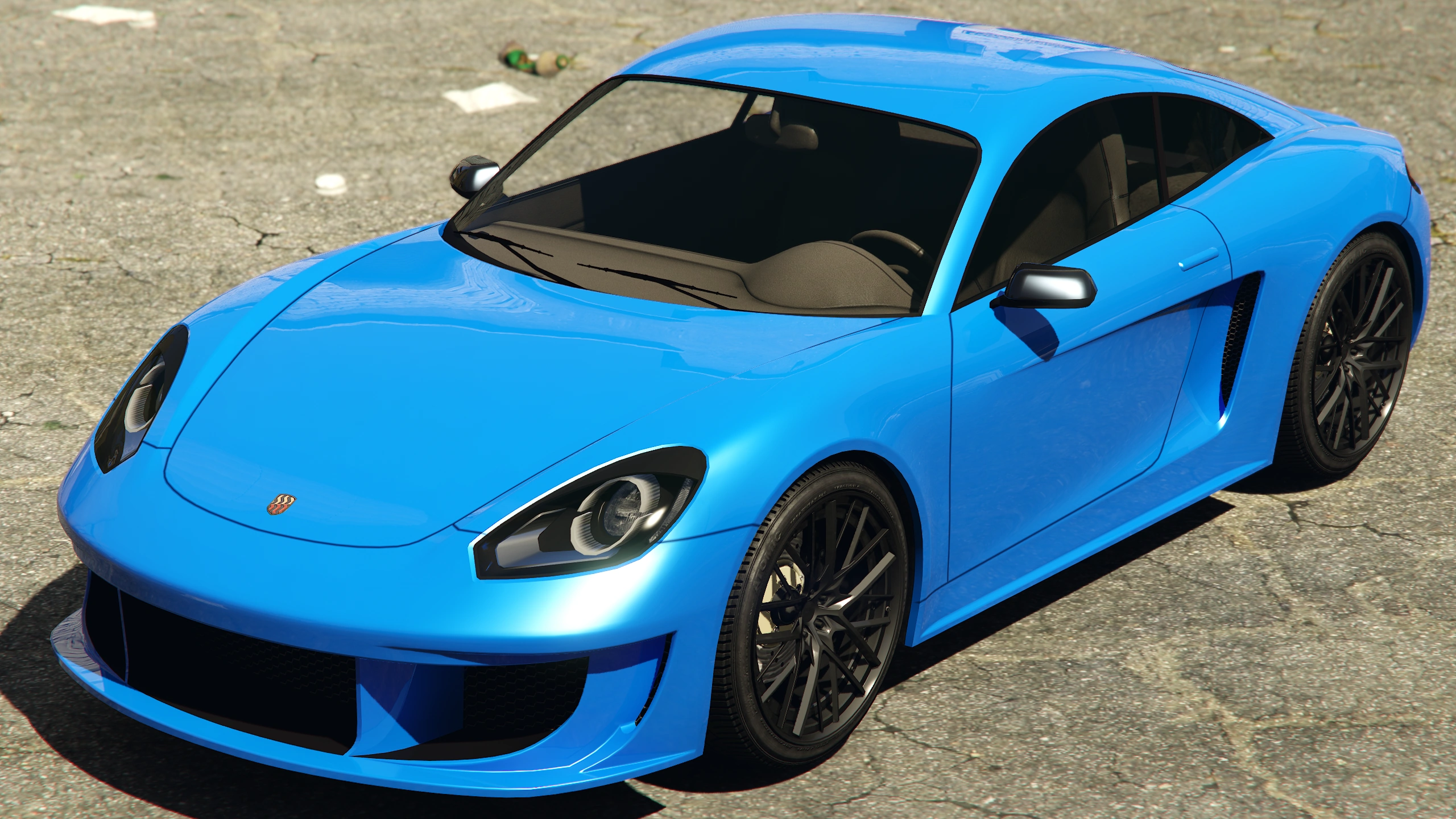 Front-quarter view of the Growler in GTA Online Enhanced — this is the car that lets out a unique electrical beep on first-person startup.