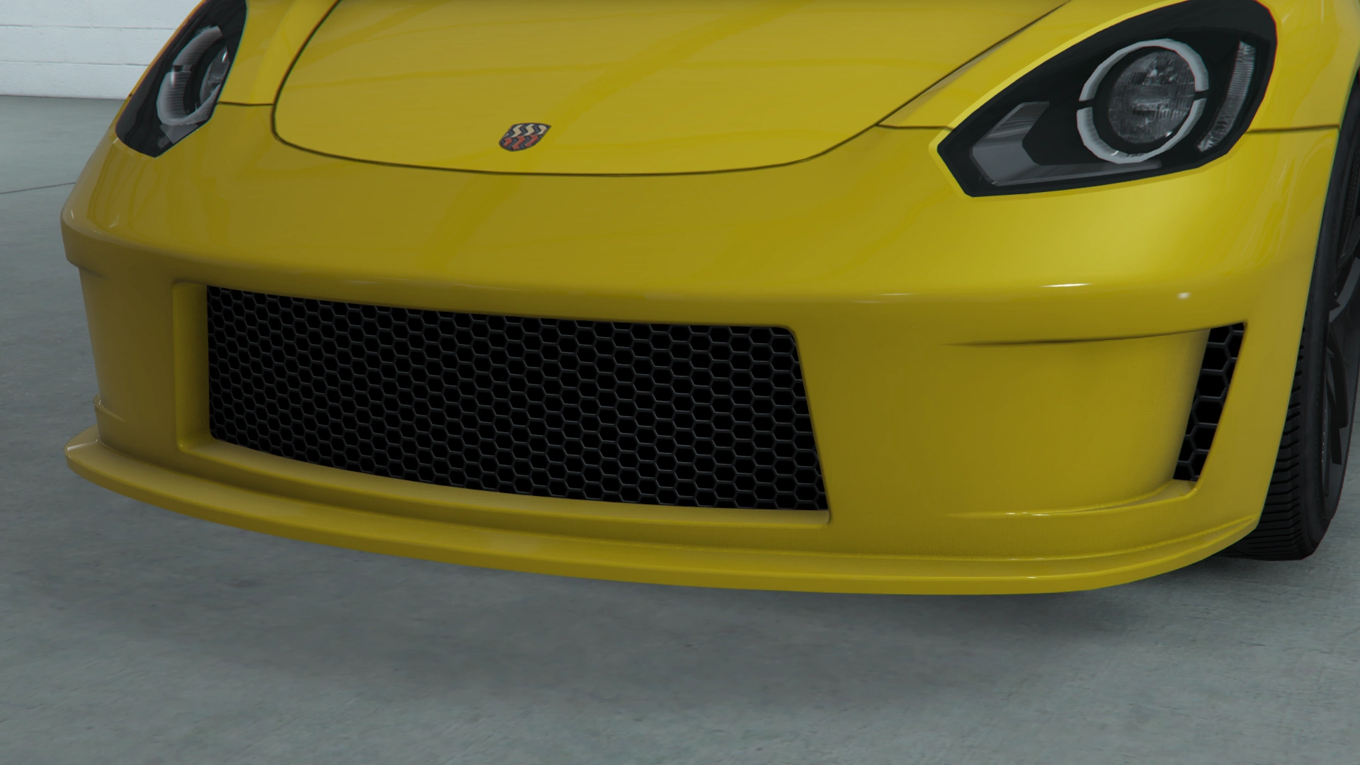Performance bumper on the Growler — built for drifting and speed, but you gotta be in first-person to catch that special startup sound.