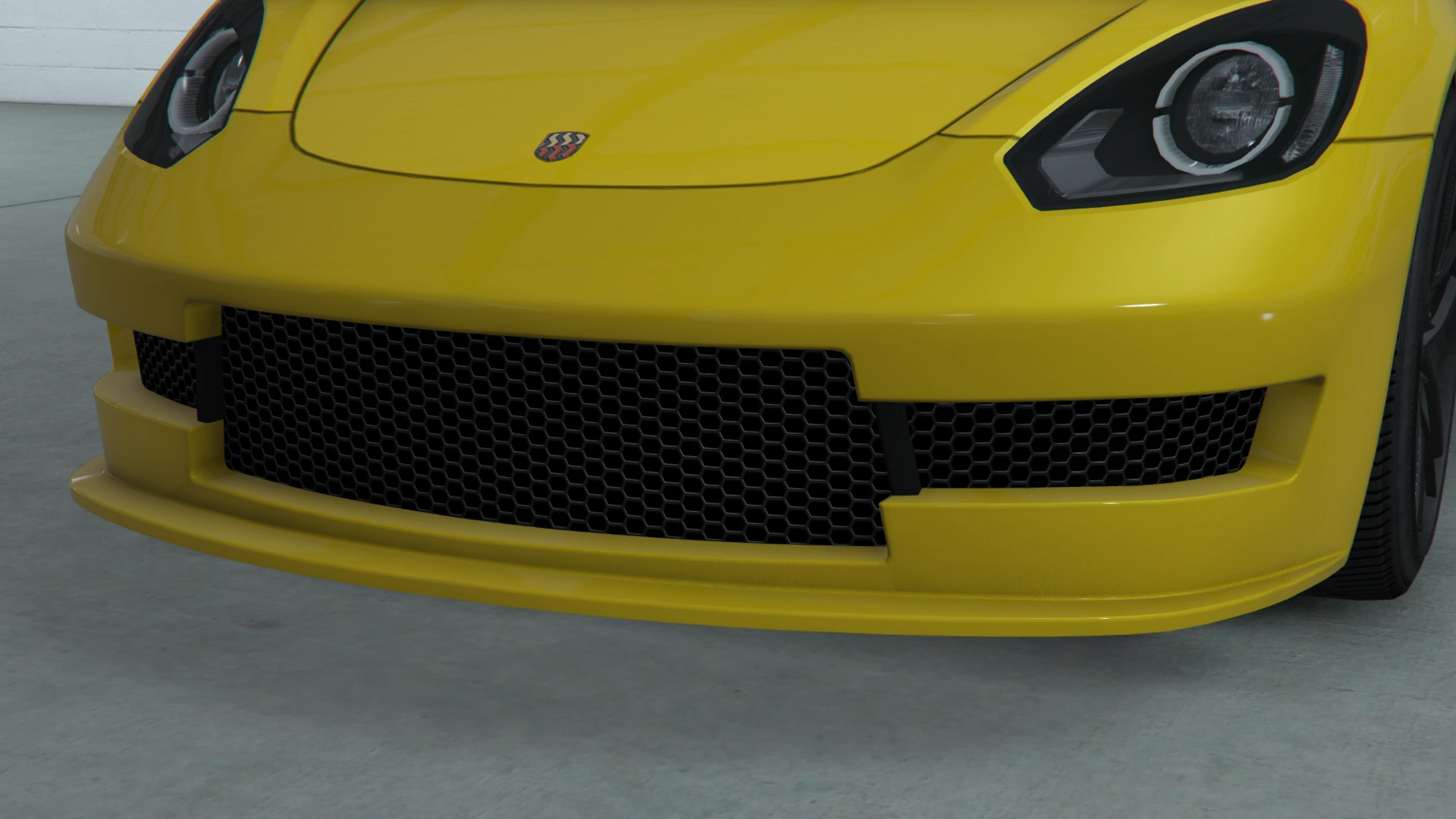 Endurance bumper on the Growler — race-ready looks, yet its real secret is that electronic beep only audible from the driver's seat.